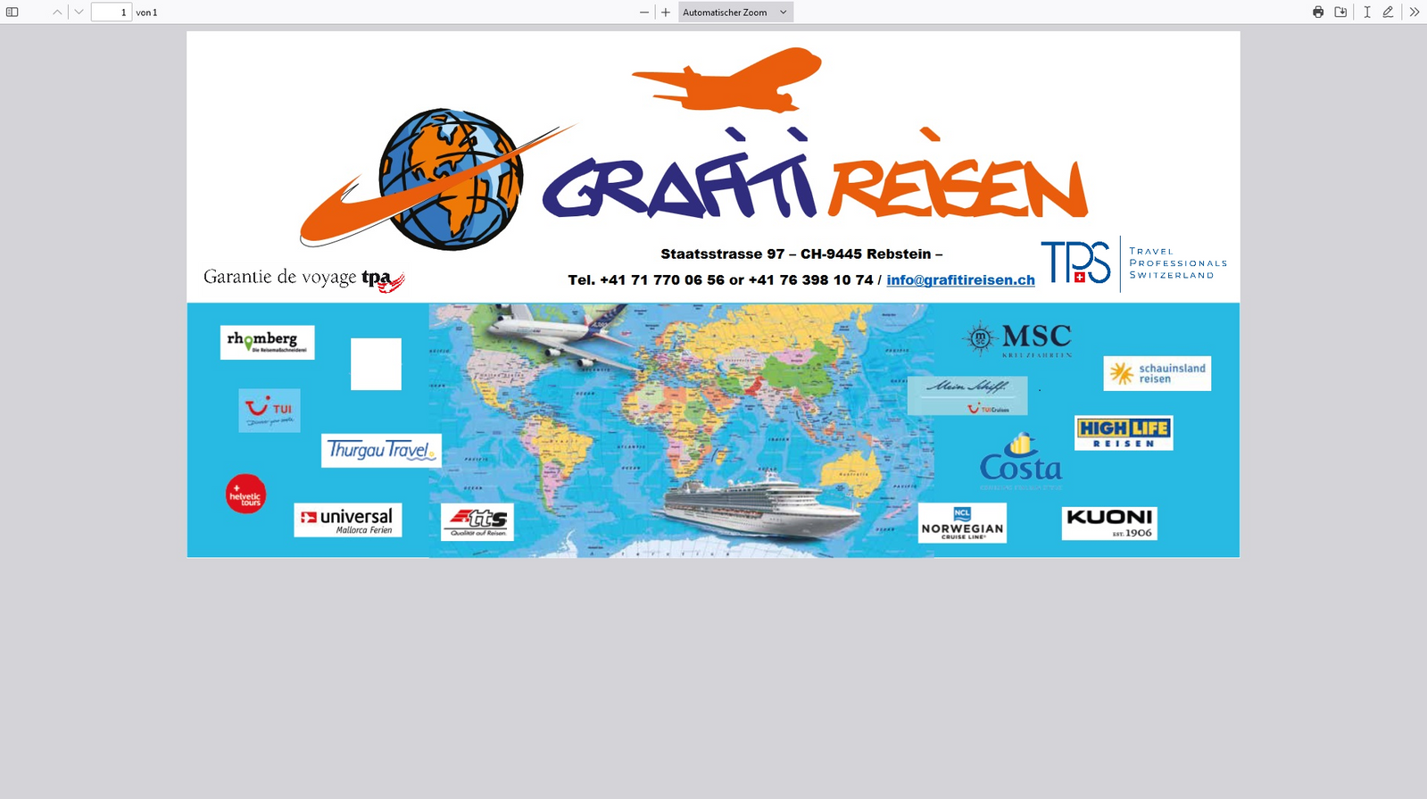 GRAFiti Reisen Illustration